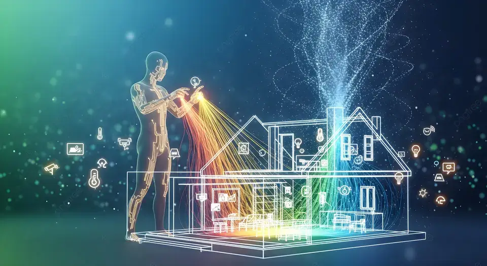 Illustration d’un projet de maison intelligente